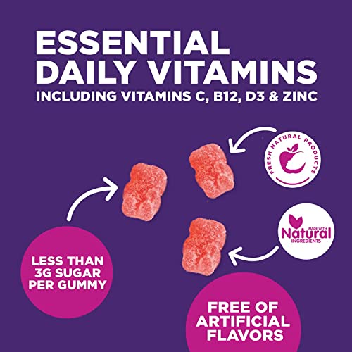 Multivitamin Gummies for Adults Immune Support Supplement - Natural Complete Daily Multivitamin Gummy Vitamins - Vegetarian Multi Vitamin A, C, E, B6, B12 for Men & Women - 120 Gummy Multivitamins