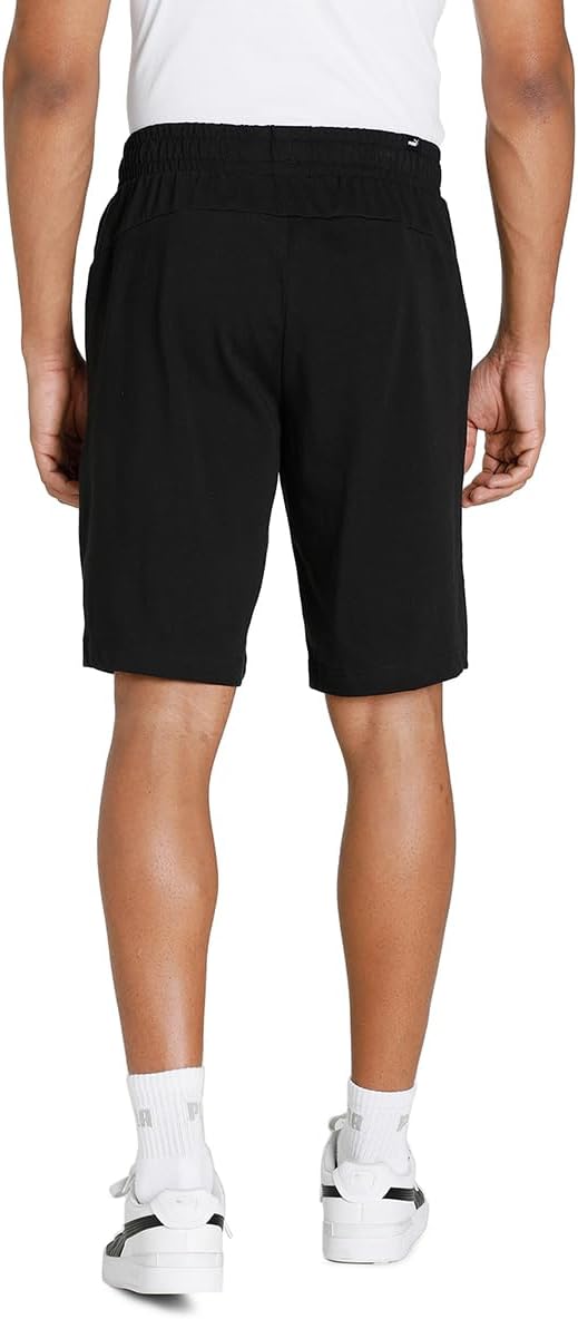 mens ESS Jersey Knitted Shorts - BLACK