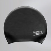 Adult Unisex Long Hair Swimming Cap - OSFA Black