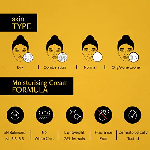 De-construct Face Gel Sunscreen SPF 50+ PA+++ | Gel Sunscreen for Oily, Combination, Normal Skin | Broad Spectrum, No White Cast, Lightweight, Non-Greasy - 50g