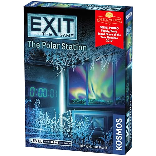 Exit: The Polar Station | Escape Room Game | Exit: The Game - A Kosmos Game | Family-Friendly, Card-Based At-Home Escape Room Experience For 1 To 4 Players, Ages 12+