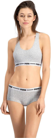 Womens Racer Back Bodywear - Top (pack of 1) - Grey Melange