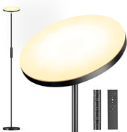 LED Uplighter Floor Lamp 36W, Modern Torchiere Corner Lamp, Standing Lamp with Dimmable Brightness and 4 Colour Temperatures, Remote & Touch Control for Living Room Bedroom Office - 36W Floor Lamp