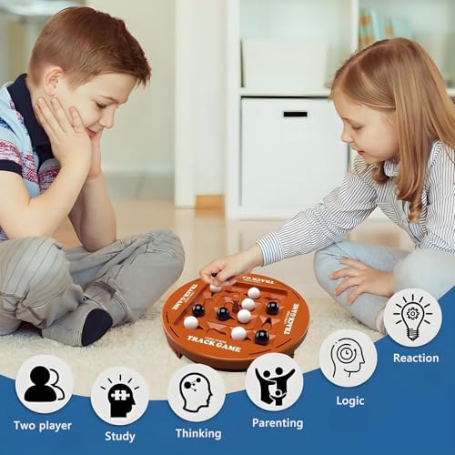 Checkzed Orbital Logic Board Game, 2-Player Strategy Game for Kids & Adults, Ages 8+, Interactive & Educational