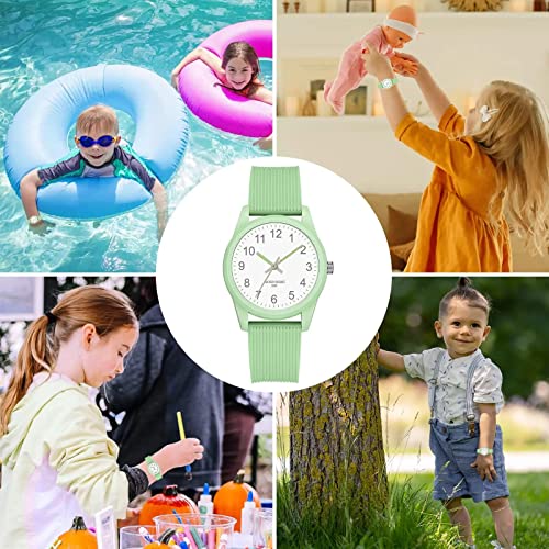 SYOSI Kids Analog Watches for Boys Girls 50M Waterproof Kids Watches Learning Time Children Watch Easy to Read Great Birthday Gifts for Ages 3-15 Kids