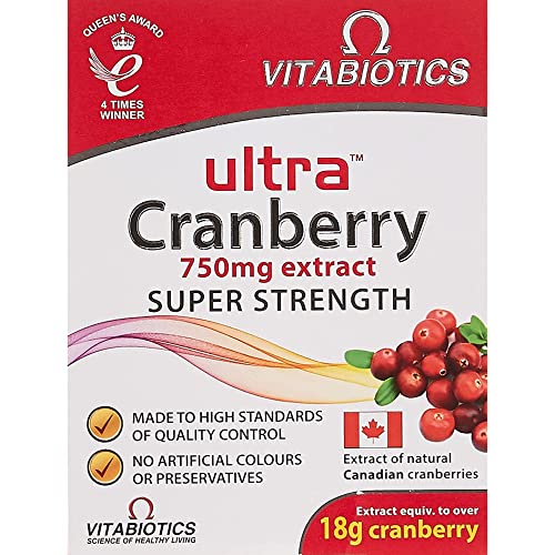 Vitabiotics Ultra Cranberry, 750 Mg - 30 Tabs