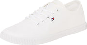 CANVAS LACE UP SNEAKER womens Sneakers - White