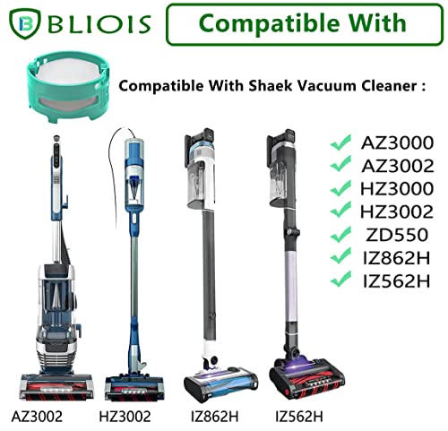 BLIOIS [4 Pack] Replacement for Shark Odor Neutralizer Cartridge, Odor Elimination Replacement for Shark Vacuum Cleaner Accessories AZ3002 HZ3002 And air purifier hp302. -1541fc3000,Teal