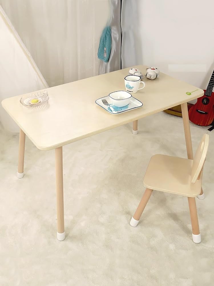 Koo-di Mini Panda TimberTrove Kids study Table & Chair set 2-8years, Earth Essence