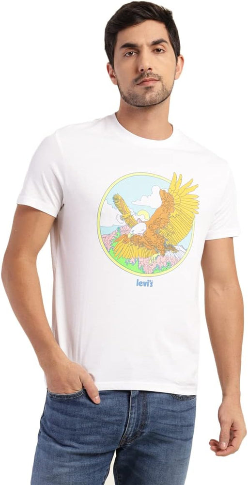 Mens EAGLE GRP TEE T-Shirt - BRIGHT WHITE