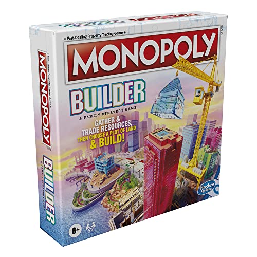 Monopoly Builder Board Game, Strategy Game, Family Game, Games For Kids, Fun Game To Play, Family Board Games