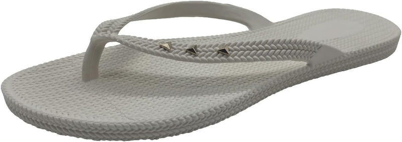 Rivet Decor Flip Flops, Comfortable Non - Slip Beach Sandals for Women, Fashion Outdoor Flip Flops