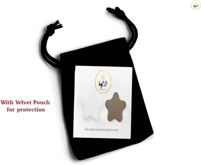 Kg20 Hijab Pin Strong Metal Plating Magnetic Hijab Clip Safe Hijab Brooch Luxury Accessory No Hole Pins Brooch Magnet for Scarf