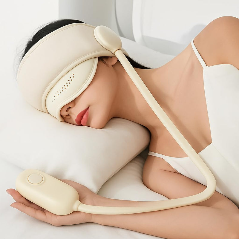 Electric Head Massager with 3 Air Compression Intensities, Rechargeable Electric Scalp and Eye Massager with 4 Massage Modes for Pressure Relief, Tension, Deep Sleep, Relaxation, One Size Fits Most