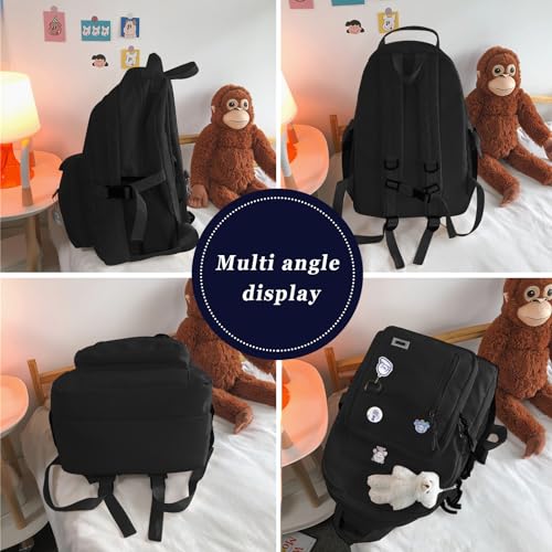 School Bag for Girls,Cute Aesthetic Backpacks, Girls Casual Daypacks,School Backpack Teen Lightweight College Daypack for Teens Girls Women Students