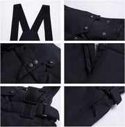 YEEFINE Men's Waterproof Snow Pants Insulated Outdoor Ski Pants Winter Warm Detachable Suspender Snowboard Bibs