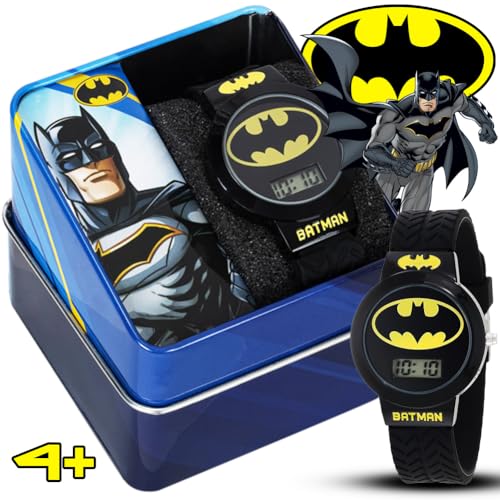 Accutime Kids Batman Digital Quartz Watch for Boys, Girls & Adults All Ages