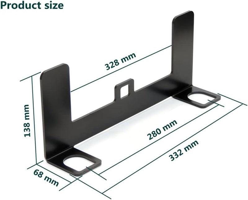 DEONG Baby Car Safety Seat Mounting Bracket, ISOFIX Safety Belt Connector Anchor Mounting Kit （Fixed Type）