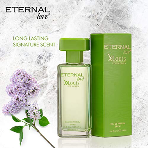 Eternal Love Eau De Parfum X-Louis For Women 100ml & Refreshing Perfumed Body Spray X-Louis For Women 200ml | Combo Set of Perfume & Deodorant Spray
