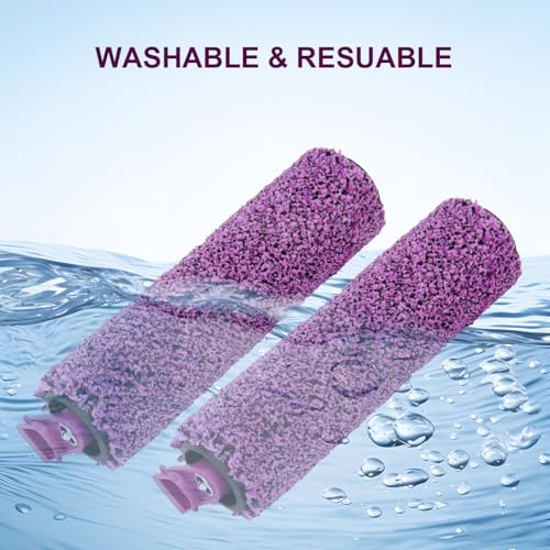 SD201 Brush Roller for Shark Steam Pickup 3-in-1 Steam Mop SD200/SD201/SD201C/SD201Q/SD205 Vacuum Cleaner, 3 Brush Roll, 1 Cleaning Tool Replacement Parts Accessories Kit
