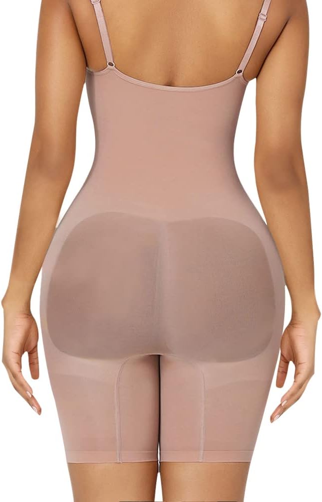 Dress Cici Body Shaper for Women Full Body Shaper, Thigh Slimmer, Hip Up, Waist Compression, Shoulder Adjustable Straps