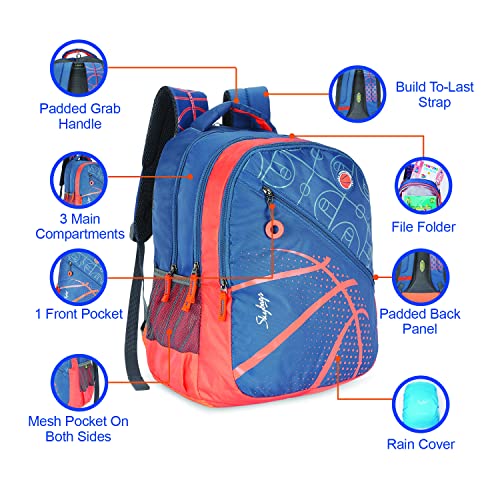 Skybags Riddle Casual Backpack with Raincover