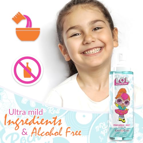 Cool & Cool LOL Surprise Neon Qt Alcohol Free Kids Perfumed Mist 250ml