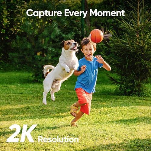 eufy Security C210 SoloCam, Wireless Outdoor Camera, 2K Resolution, No Monthly Fee, Wireless, 2.4 GHz Wi-Fi, HomeBase 3 Compatible