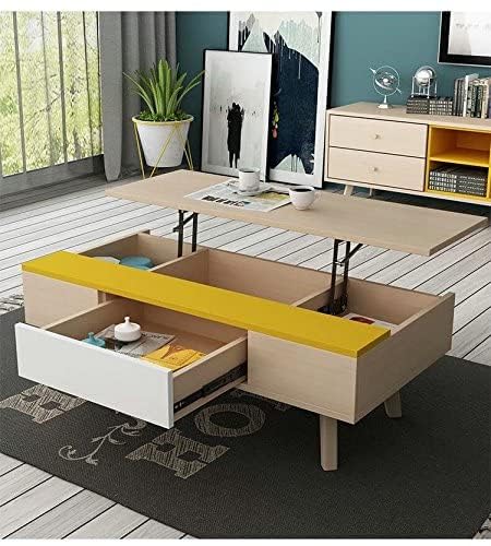 MSOBAIW 1 Pair Lift Up Top Coffee Table Mechanism Spring Hinge Hardware Fitting Table Hinge for Furniture Accessories, Multi-Functional Pneumatic Gas Spring Lift Support for Coffee Table