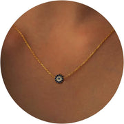 Gold Necklace for Women14k Gold Plated Infinity Necklace Star Of David Necklace Evil Eye Cross Pendants Heart Dainty Gold Necklace For Women - Gold Modern