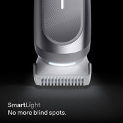 Braun Series 7 Body Groomer for Men, Body, Chest, Armpits, legs & Pubic Hair Trimmer with Smartlight & SkinGuard, 8-in-1 Grooming Kit, Waterproof with 6 Attachments, 100-Min Runtime, BG7550 Grey
