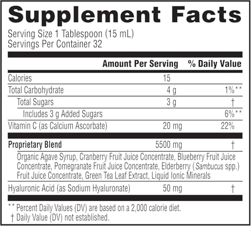Neocell Hyaluronic Acid Blueberry Liquid - 16 Oz
