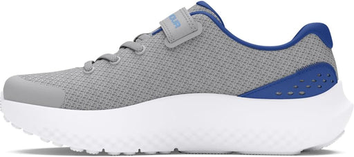 Pre School Surge 4 Alternate Closure boys Running Shoe - Mod Gray / Tech Blue / Horizon Blue