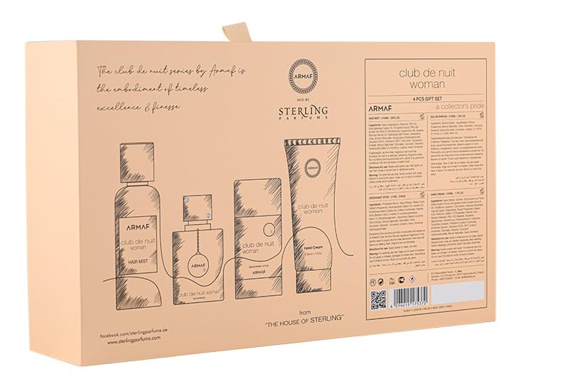 NEW ARMAF Club De Nuit Woman Four Piece Giftset