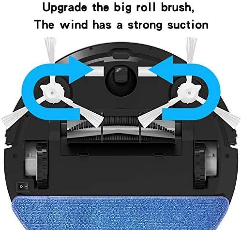 Robot Vacuum with Mop, 3600Pa Automatic Self-Charging Robotic Vacuum Cleaner,2 in 1 Mopping Robot Vacuum with Watertank & Dustbin,Self-Charging,Slim,Strong Suction,Ideal for Hard Floor,Pet Hair,Carpet
