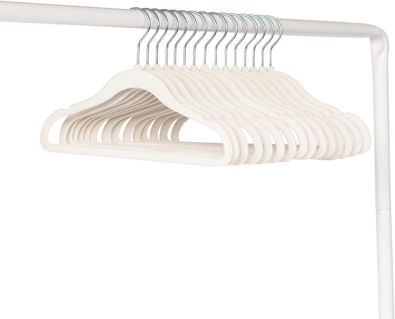 3 Sprouts Baby Hangers, Non-Slip Velvet Hangers, Kids Hangers - Pack of 15 - Pink