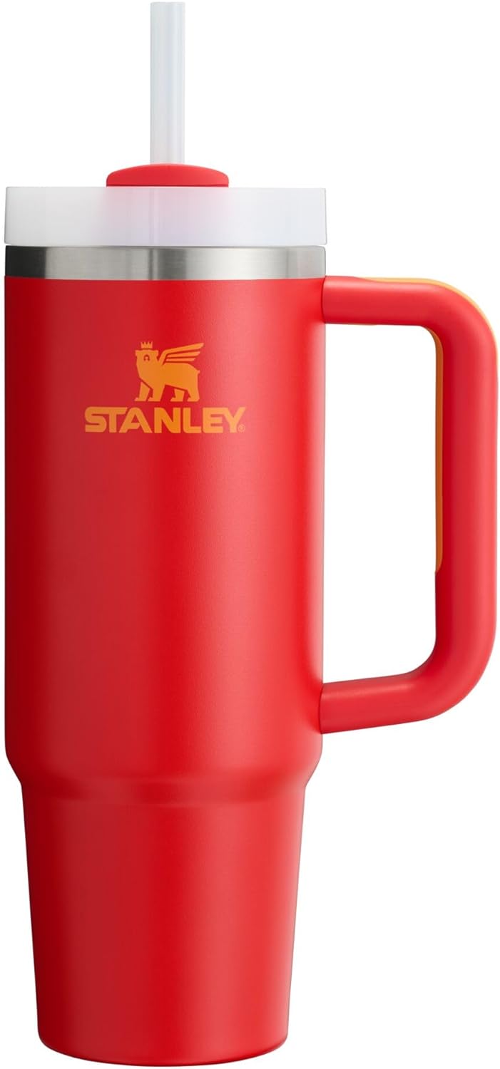 Stanley Quencher H2.0 Tumbler with Handle & Straw 40 oz | Twist On 3-Way Lid | Cupholder Compatible for Travel | Insulated Stainless Steel Cup | BPA-Free | Seafoam