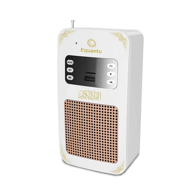 JIANFEI LIANG Portable Small Bluetooth Speaker MP3 Arabic Translator Quran Player with USB Jack (White)