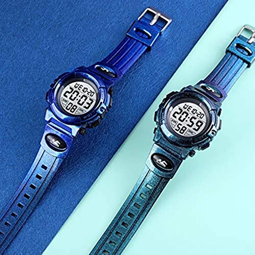 Sport Watch, Wrist Watches for Boys Girls Ages 5-12 Multifunctional Digital Sport Outdoor Chronograph Waterproof Alarm Calendar Analog Watches with Alarm Stopwatch