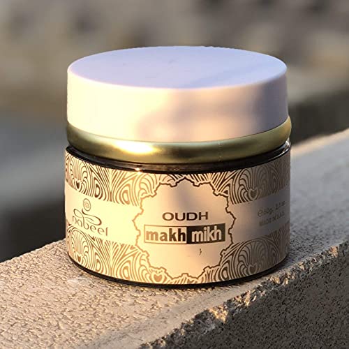 Nabeel Perfumes Oudh Makh Mikh Incense Solid Perfume For Unisex, 60 gm