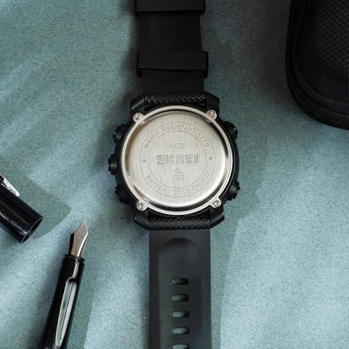 SKMEI Men's Digital Sports Watch 50m Waterproof LED Military Multifunction Smart Watch Stopwatch Countdown Auto Date Alarm