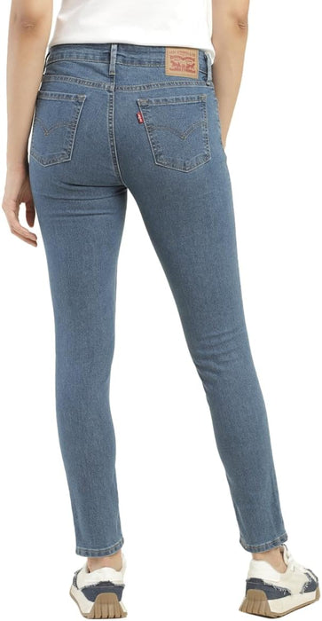 Levi's A7090-0001 Women's Mid Rise 711 Skinny Jeans, Ebony Black Size 26W/28L