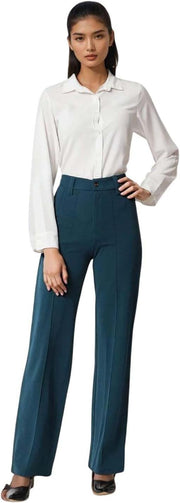 Women KTTWOMENSPANT151 Casual Pants (pack of 1) - Teal Green