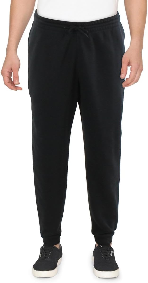 mens RI LEFT LEG JOGGER PANTS - BLACK