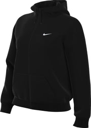 Women's Sportswear Classic Wovens Wide Hooded Jacket with UV Protection for Women Hooded Jacket - BLACK(WHITE)