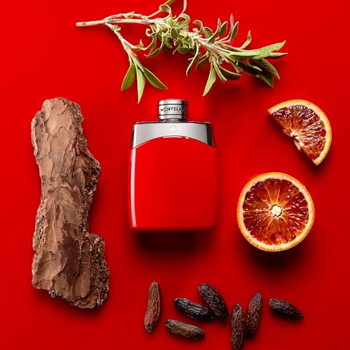 MONTBLANC Legend Red Eau de Parfum - Long Lasting Fragrance with notes of Blood Orange, Sage & Mahogany Woods - Charismatic & Woody - 1.0 fl. oz.