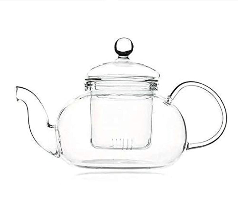 1000ml Handmade Clear Galss Teapot