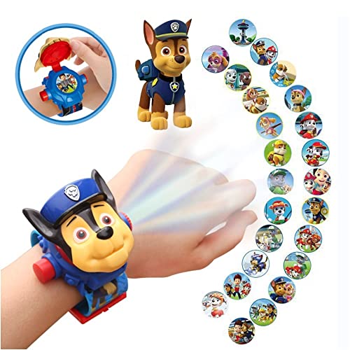 BBYY Children's Watch With Projector - 3D Doll Watch Flip, Outdoor Sports Toys, Digital Display, Adjustable Strap - Birthday Gift for Boys and Girls (Archie)