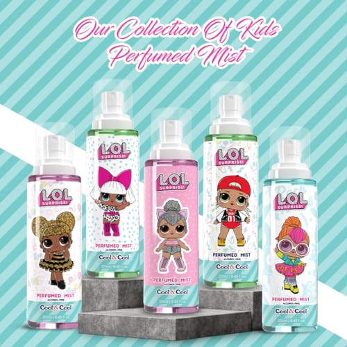 Cool & Cool LOL Surprise Mc Swag Alcohol Free Kids Perfumed Mist 250ml