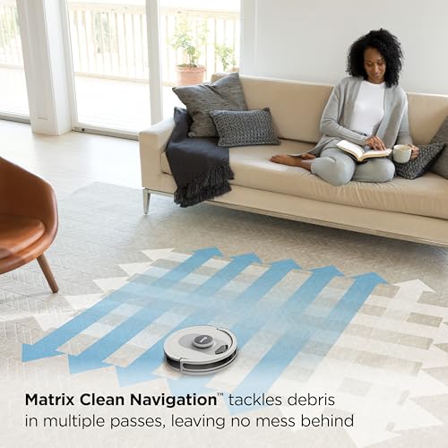 Shark AI Ultra Voice Control Robot Vacuum with Matrix Clean Navigation, Home Mapping, 60-Day Capacity, Self-Empty Base for Homes with Pets, Carpet & Hard Floors (Silver/Black)